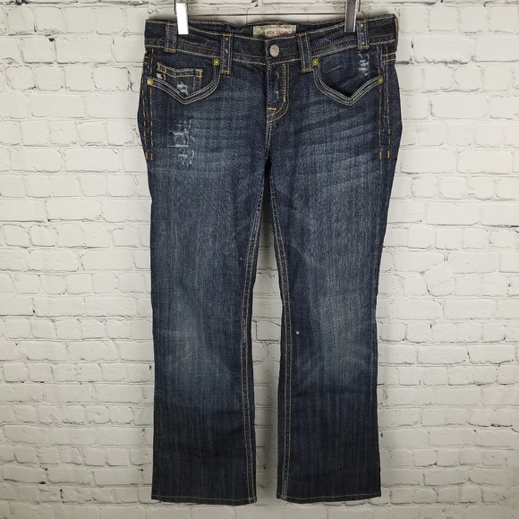 MEK DENIM | Oaxaca embroidered boot cut jeans - Picture 5 of 9
